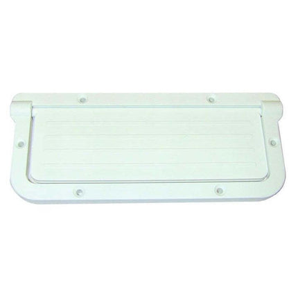 T-H Marine Large Rectangular Scupper - White [LRS-2-DP]