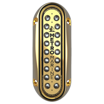 Metro Marine High-Output Elongated Vertical Mount Light w/Intelligent Monochromatic LEDs - Blue, 45 Beam [F-BME1-V-B3-45]
