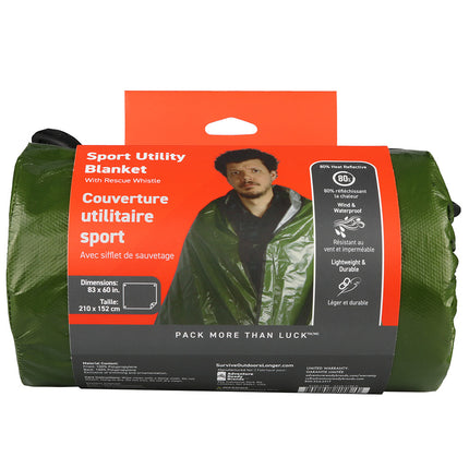 S.O.L. Survive Outdoor Longer Sport Utility Blanket [0140-1198]