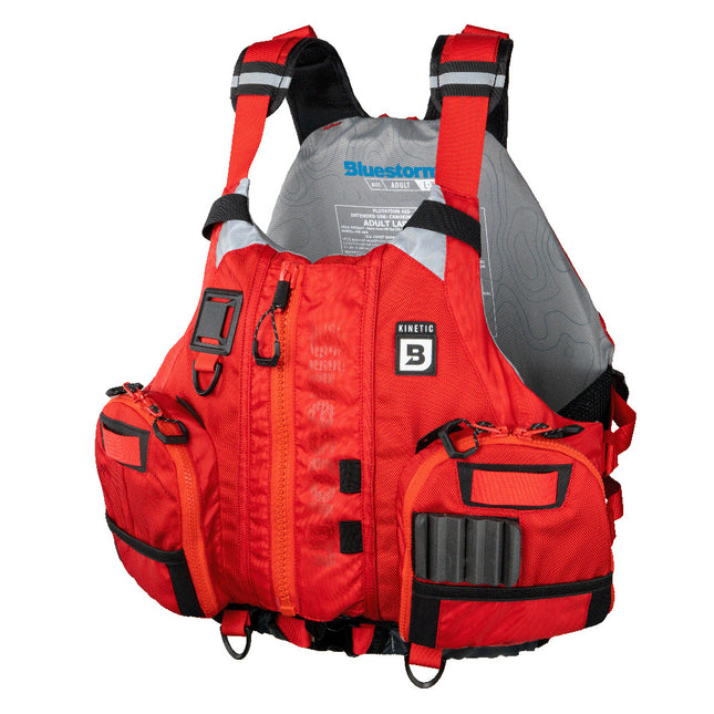 Bluestorm Kinetic Kayak Fishing Vest - Nitro Red - 2XL/3XL [BS-409-RED-XXL]