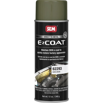 SEM Ez Coat - 16oz Aerosol Can - Dark Green [62293]