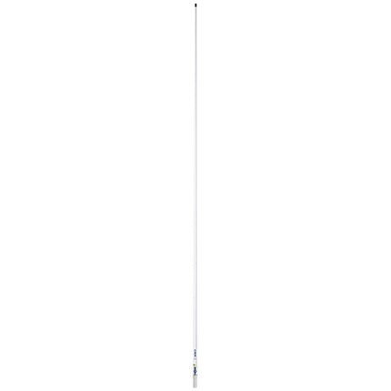 Scout 8' QuickFit White VHF Antenna w/5M Cable + FME Quick 6 Foam Filled 6db Solid Brass  Copper Element [PF AN NVHF00040T]