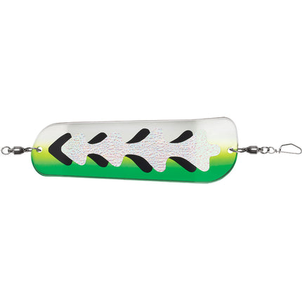 Luhr-Jensen Money Roll Flasher - 11" - Glow Biohazard [5860-011-1756]