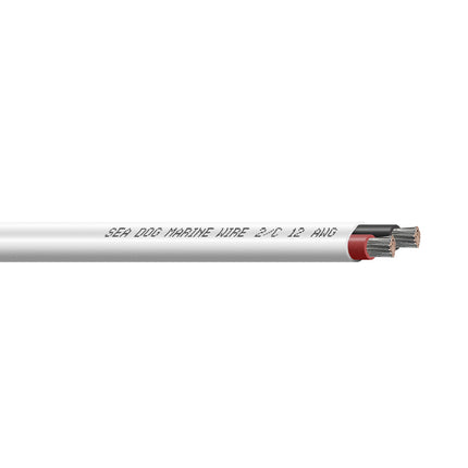 Sea-Dog 12/2 AWG Flat Duplex Wire - Red/Black - 500' [8012207]