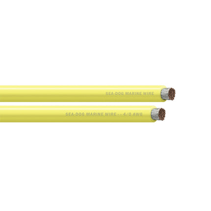 Sea-Dog 4/0 AWG Yellow Battery Cable - 50' [8041031]