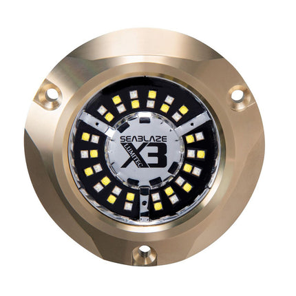 Lumitec SeaBlaze X3 LED Underwater Light - Dual Color White/Blue [101945]