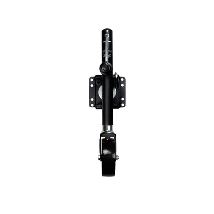 Powerwinch Select Series Jack - 1000lb, Weld-On, Single Wheel, Carbon Black [21400-J-1000-W1-B-R]