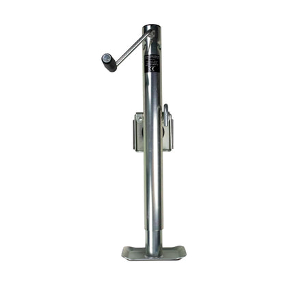 Powerwinch Utility Series Jack - 2500lb, Weld-On, Flat Plate, Zinc [21500-J-2500-WF-Z-R]