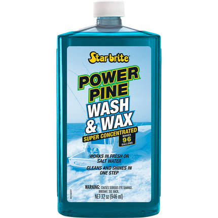 Star brite Power Pine Boat Wash  Wax - Concentrated Marine Grade Formula - 32 oz [94732]