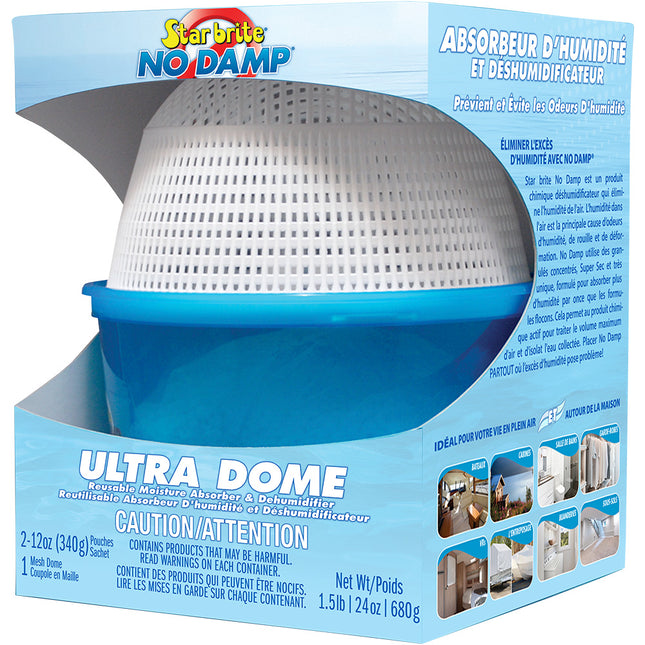 Star brite No Damp Ultra Dome Absorber  Dehumidifier - 24 oz [85460]
