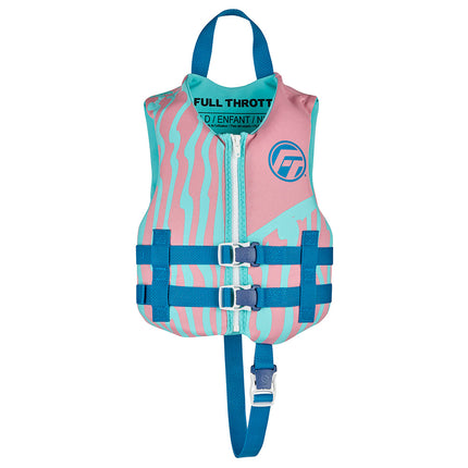 Full Throttle Child Rapid Dry Life Jacket - Pink [142100-105-001-26]