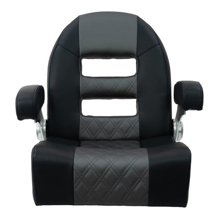 Springfield Console Helm Flip-Up - Black-Grey [1042035-BLK]