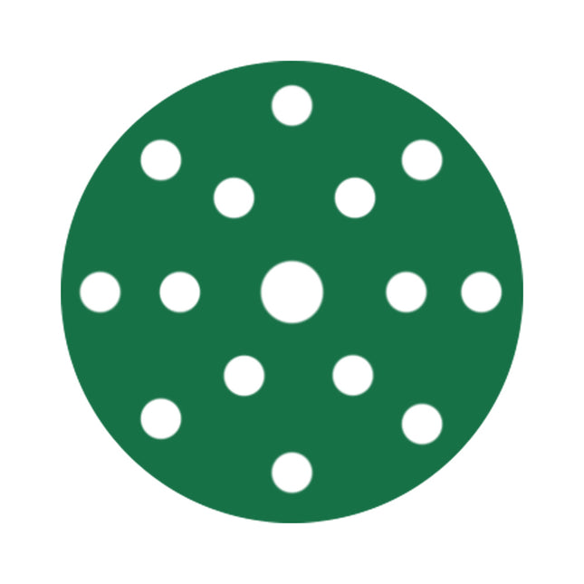 RUPES PROCUT Film Abrasive Discs 150mm (6") - 15 Holes - P40 Grit *Box of 50pcs [9.45FD040]