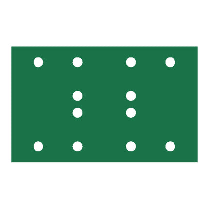 RUPES PROCUT Film Abrasive Sheet 80mm x130mm (3.15" x 5.1") - 12 Holes - P60 Grit *Box of 100pcs [9.45FB060]