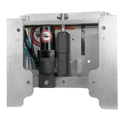 Bob's Machine 8" Setback Action Series Hydraulic Jack Plate - Silver [100-108001-NOPC-NOSPN-NG]