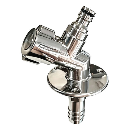 Flushmaster Quarter Turn Quick Connect Water Spigot - 45-Degree [SM-QCWS45]