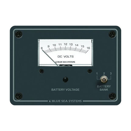 Blue Sea 8015 DC Analog Voltmeter w/Panel [8015]