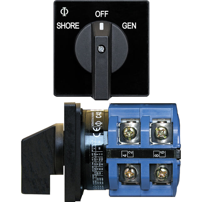 Blue Sea 9011 Switch, AV 120VAC 65A OFF +2 Positions [9011]