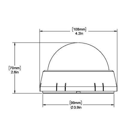 Ritchie XP-98W X-Port Tactician Compass - Surface Mount - White [XP-98W]