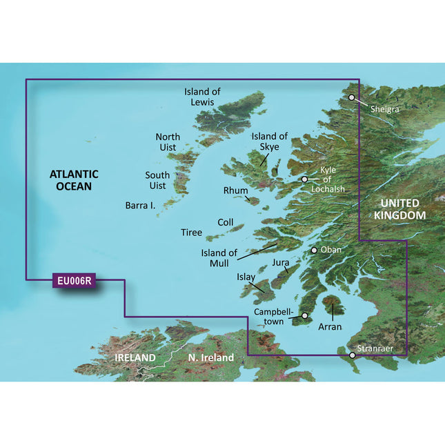 Garmin BlueChart g3 HD - HXEU006R - Scotland West Coast - microSD/SD [010-C0765-20]