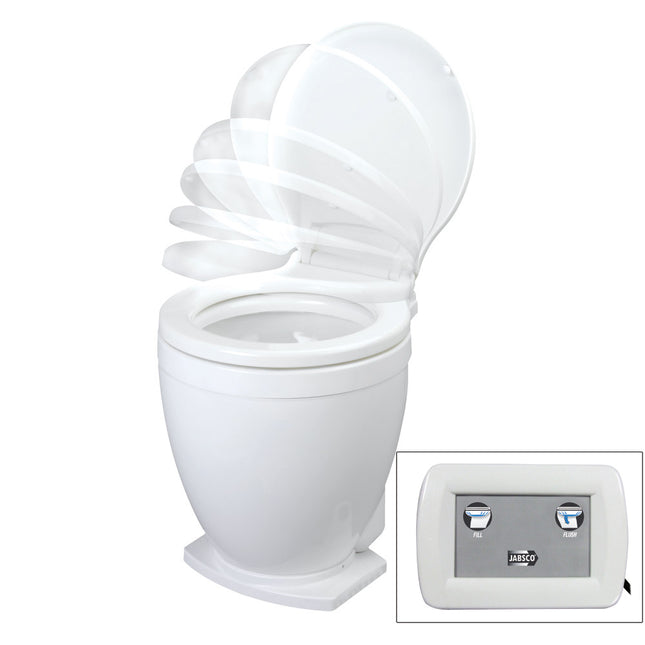 Jabsco Lite Flush Electric 12V Toilet w/Control Panel [58500-1012]