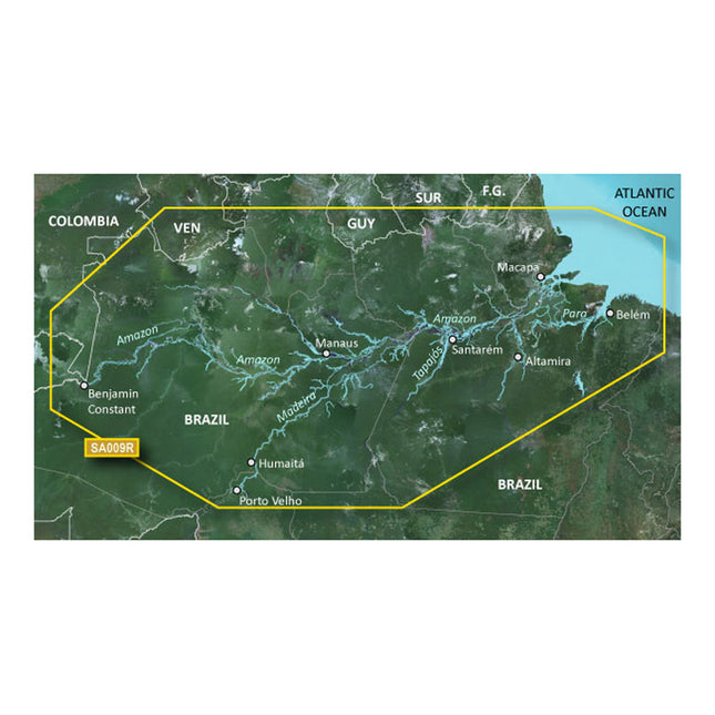 Garmin BlueChart g3 HD - HXSA009R - Amazon River - microSD/SD [010-C1066-20]