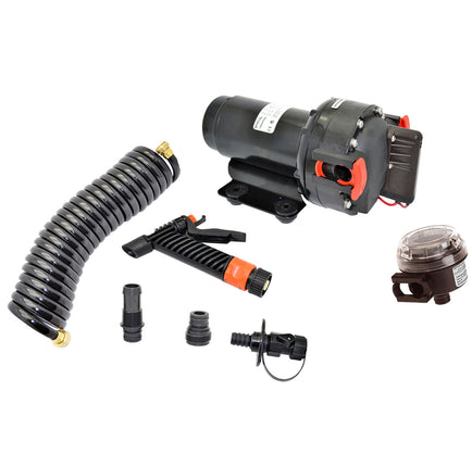 Johnson Pump 5.2 GPM Aqua Jet Washdown Pump Kit w/Hose - 24V [64534-24]