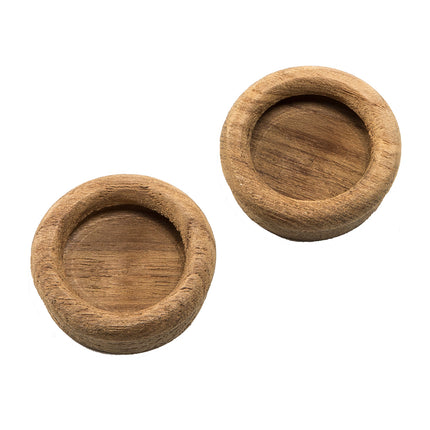 Whitecap Teak Round Drawer Pull - 1-3/8" Round - 2 Pack [60127-A]