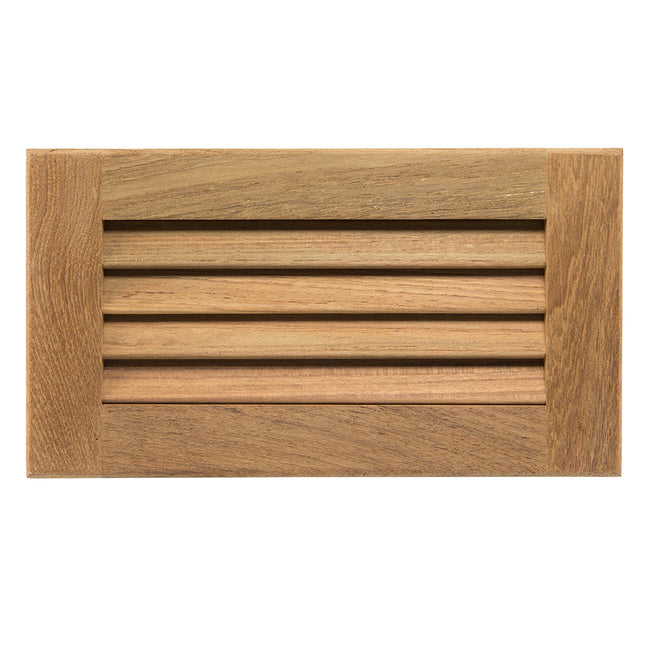 Whitecap Teak Louvered Insert - 6-3/8" x 11-3/16" x 3/4" [60714]