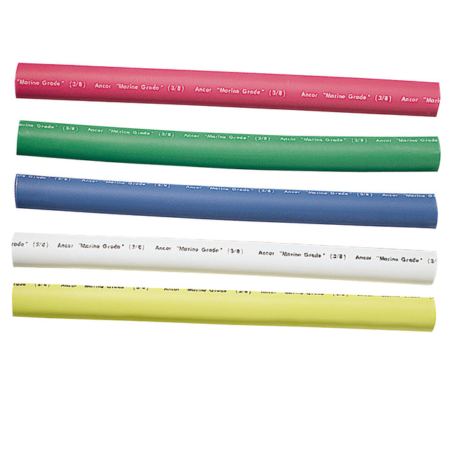 Ancor Adhesive Lined Heat Shrink Tubing - 5-Pack, 6", 12 to 8 AWG, Assorted Colors [304506]