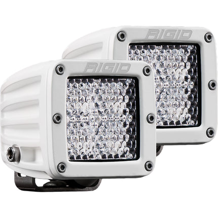 RIGID Industries D-Series PRO Hybrid-Diffused LED - Pair - White [602513]