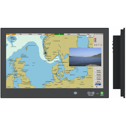 Hatteland Series X - Generation 2 (G2) High-Bright 24" Multi-Power Display w/Buttons - AC/DC 24V [HD 24T22 MMD-MA1-FHGA]