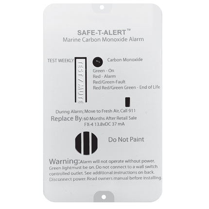 Safe-T-Alert FX-4 Carbon Monoxide Alarm [FX-4]