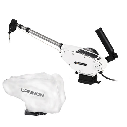 Cannon Magnum 10 STX-TS Downrigger w/White Cover [1902310/WHTCOVER]