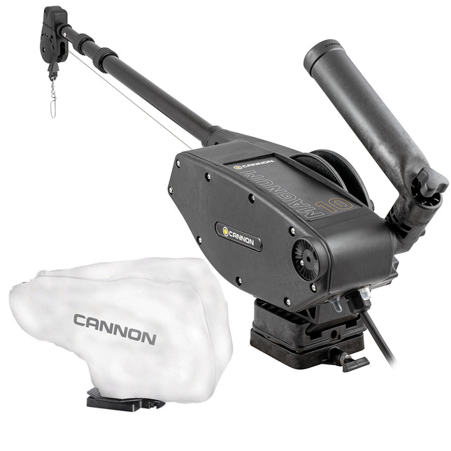 Cannon Magnum 10 Electric Downrigger w/White Cover [1902305/WHTCOVER]