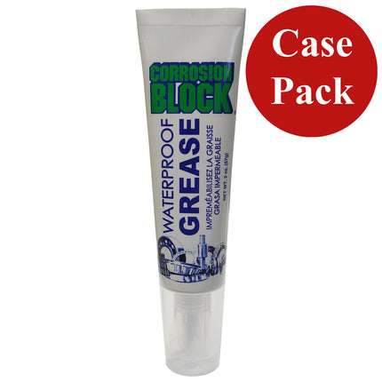 Corrosion Block High Performance Waterproof Grease - 2oz Tube - Non-Hazmat, Non-Flammable  Non-Toxic *Case of 24* [25002CASE]