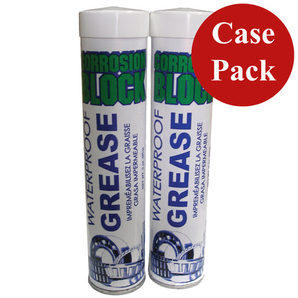 Corrosion Block High Performance Waterproof Grease - (2)2oz Tube - Non-Hazmat, Non-Flammable  Non-Toxic *Case of 6* [25003CASE]