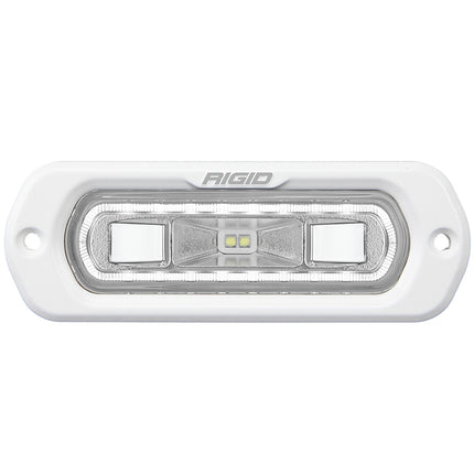 RIGID Industries SR-L Series Marine Spreader Light - White Flush Mount - White Light w/White Halo [51200]