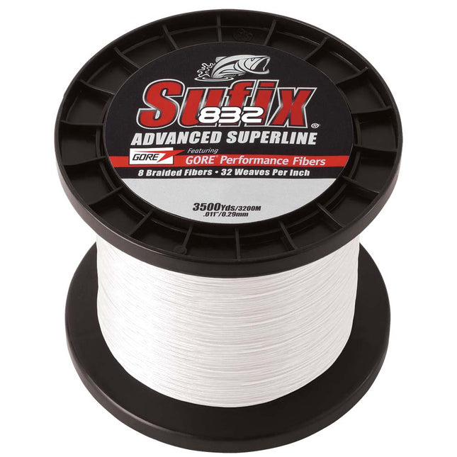 Sufix 832 Advanced Superline Braid - 30lb - Ghost - 3500 yds [660-430GH]