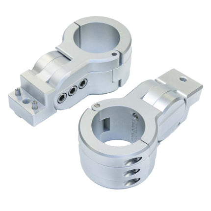 PTM Watersports Board Rack Mounts - 2.38" Pipe Clamp - Silver [P13198-2380TEBCL]
