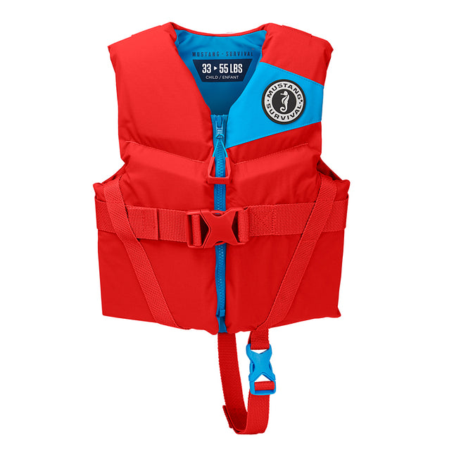 Mustang Child REV Foam Vest - Red - Child [MV3565-277-0-206]