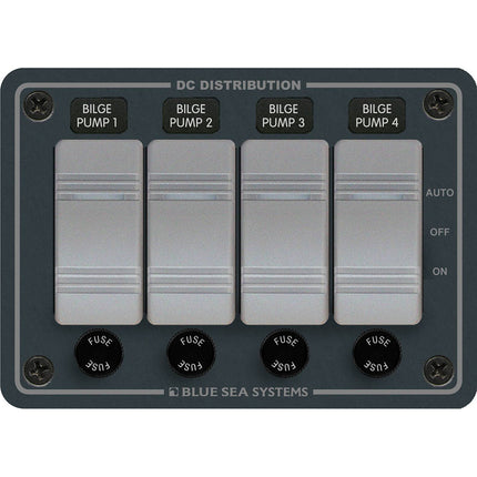 Blue Sea 8666 Contura 4 Bilge Pump Control Panel [8666]