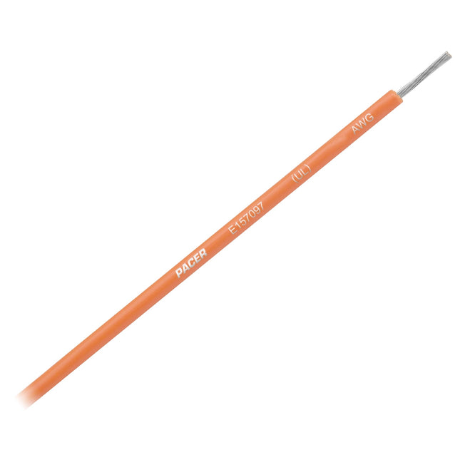 Pacer Orange 14 AWG Primary Wire - 25 [WUL14OR-25]