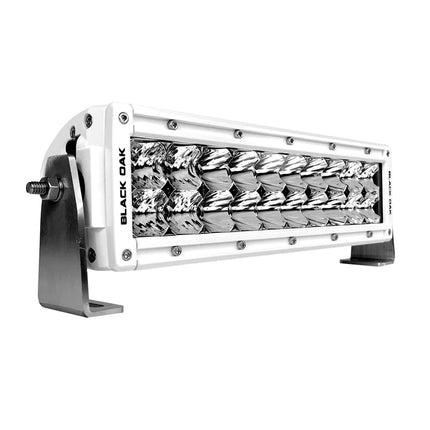 Black Oak Pro Series 3.0 Double Row 10" LED Light Bar - Combo Optics - White Housing [10CM-D5OS]